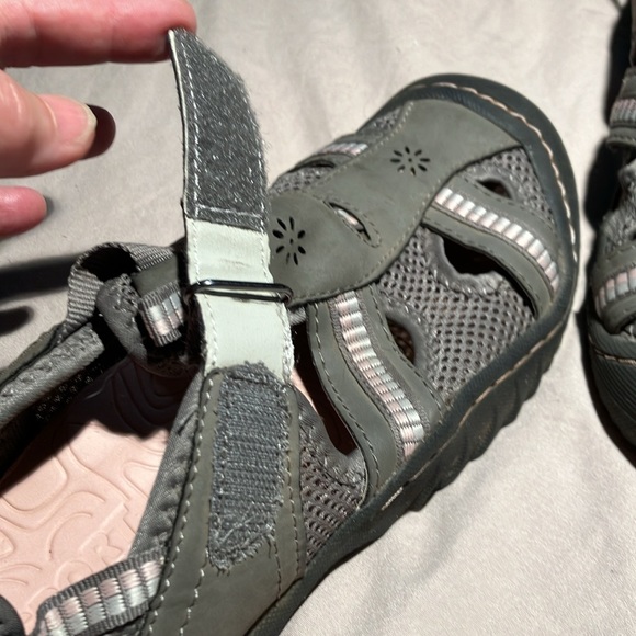 JSport by Jambu Shoes Jsport Grey And Pink Regatta Sandals Size 8 Poshmark